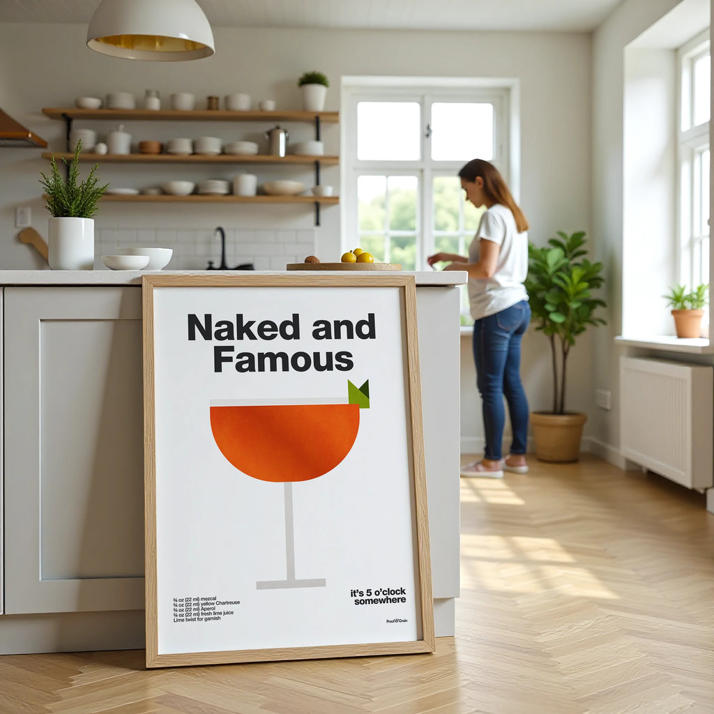 Naked and Famous Recipe Poster