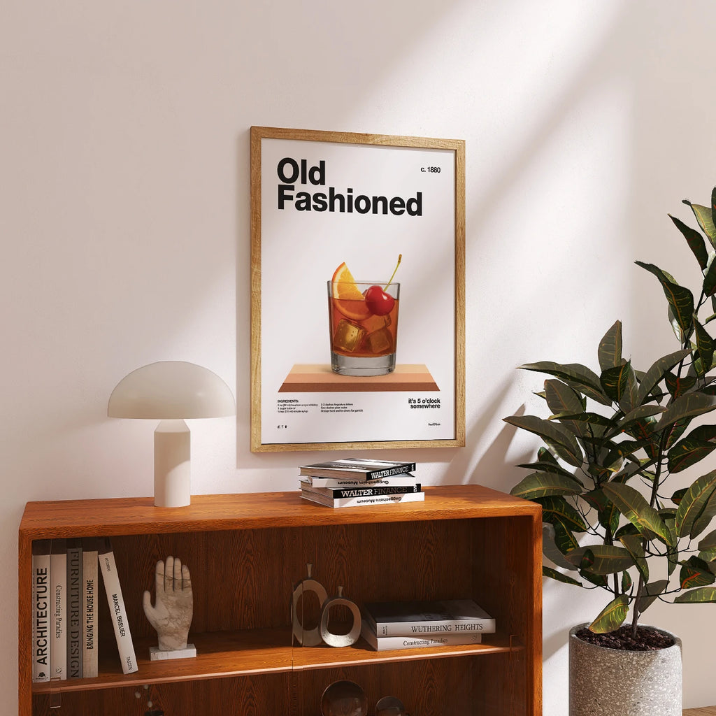 Old Fashioned Recipe Poster