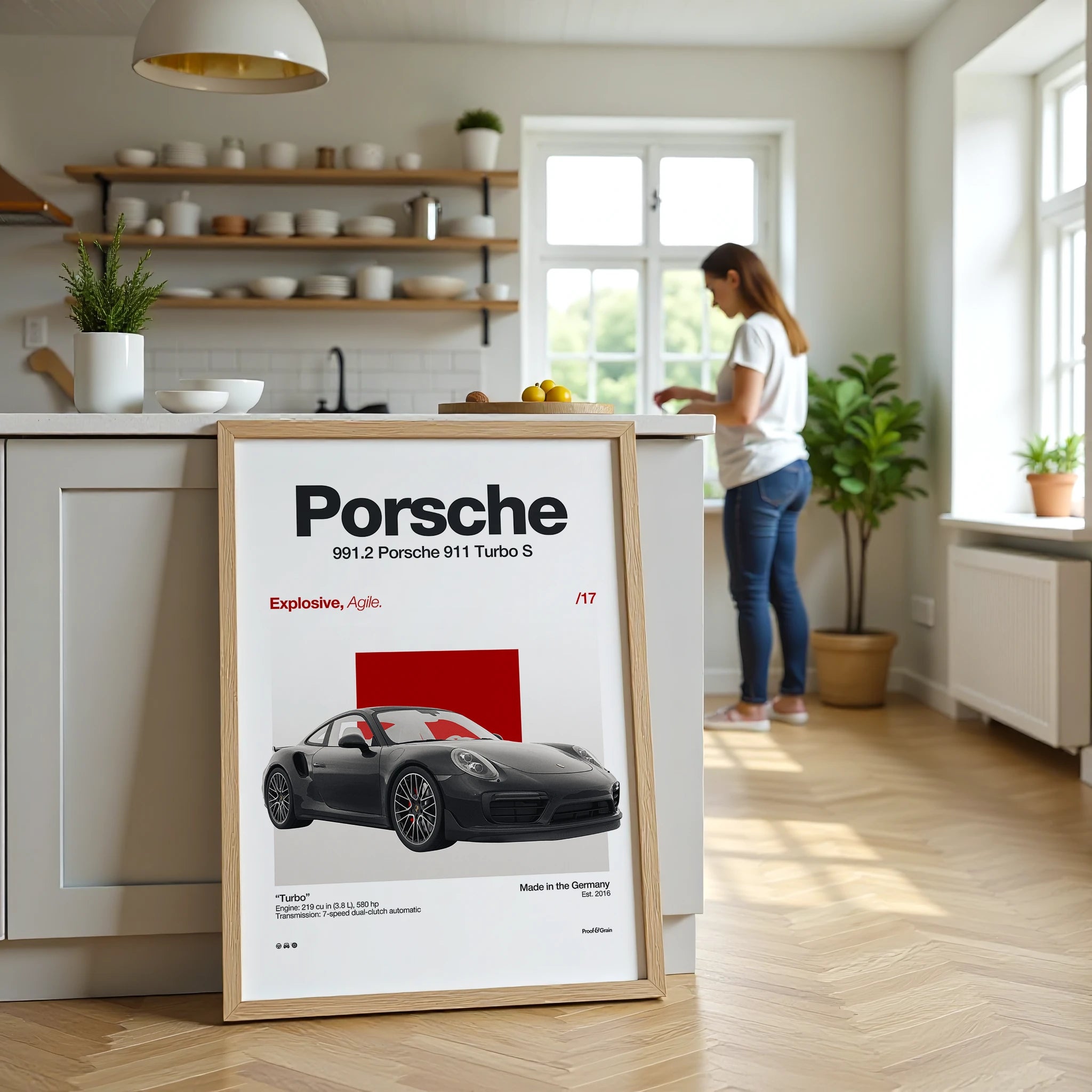 Porsche 991.2 911 Turbo S Poster