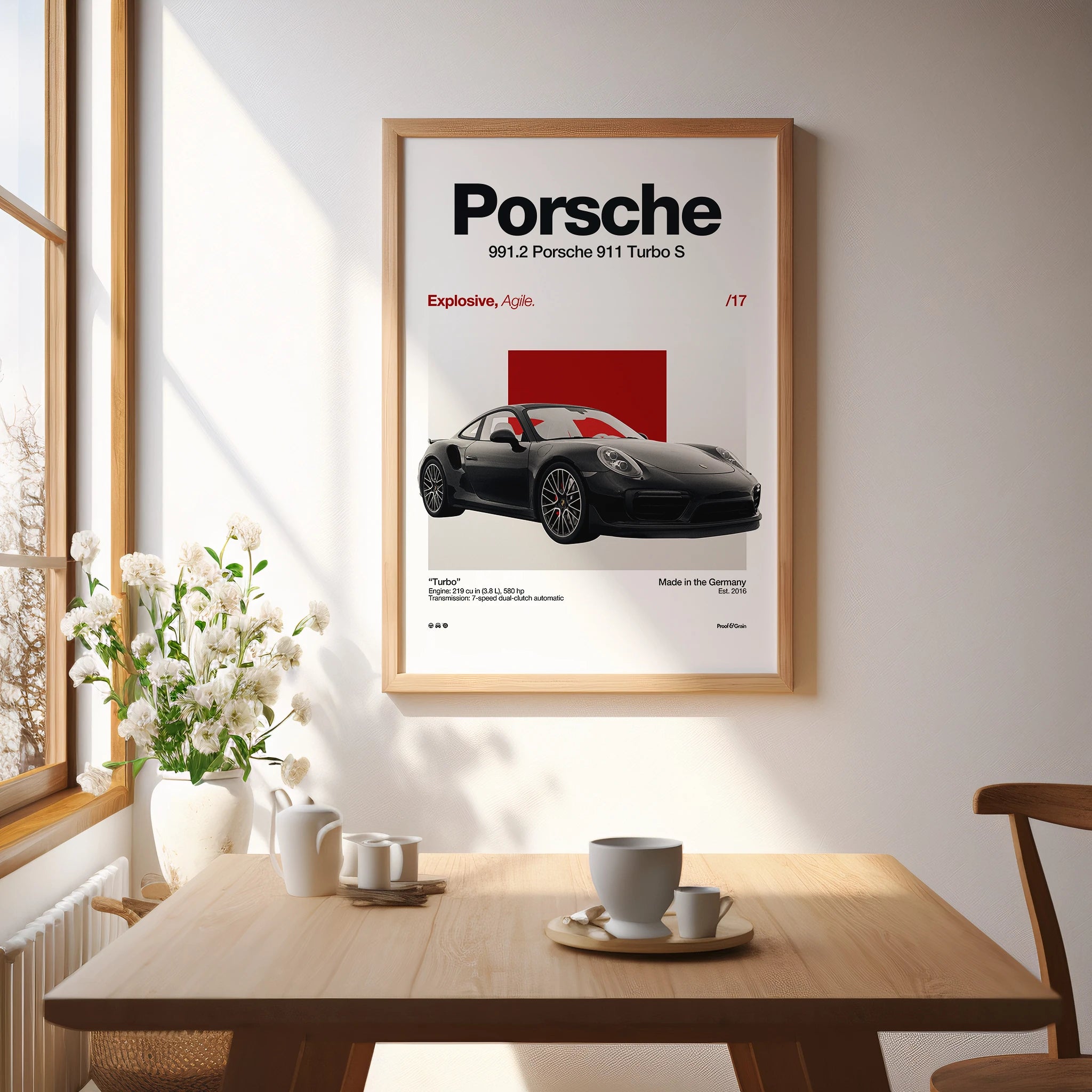 Porsche 991.2 911 Turbo S Poster