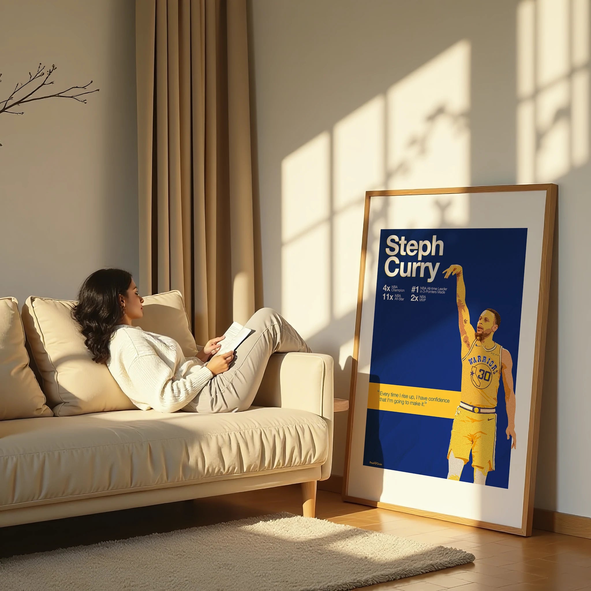 Steph Curry “Rise Up” Poster