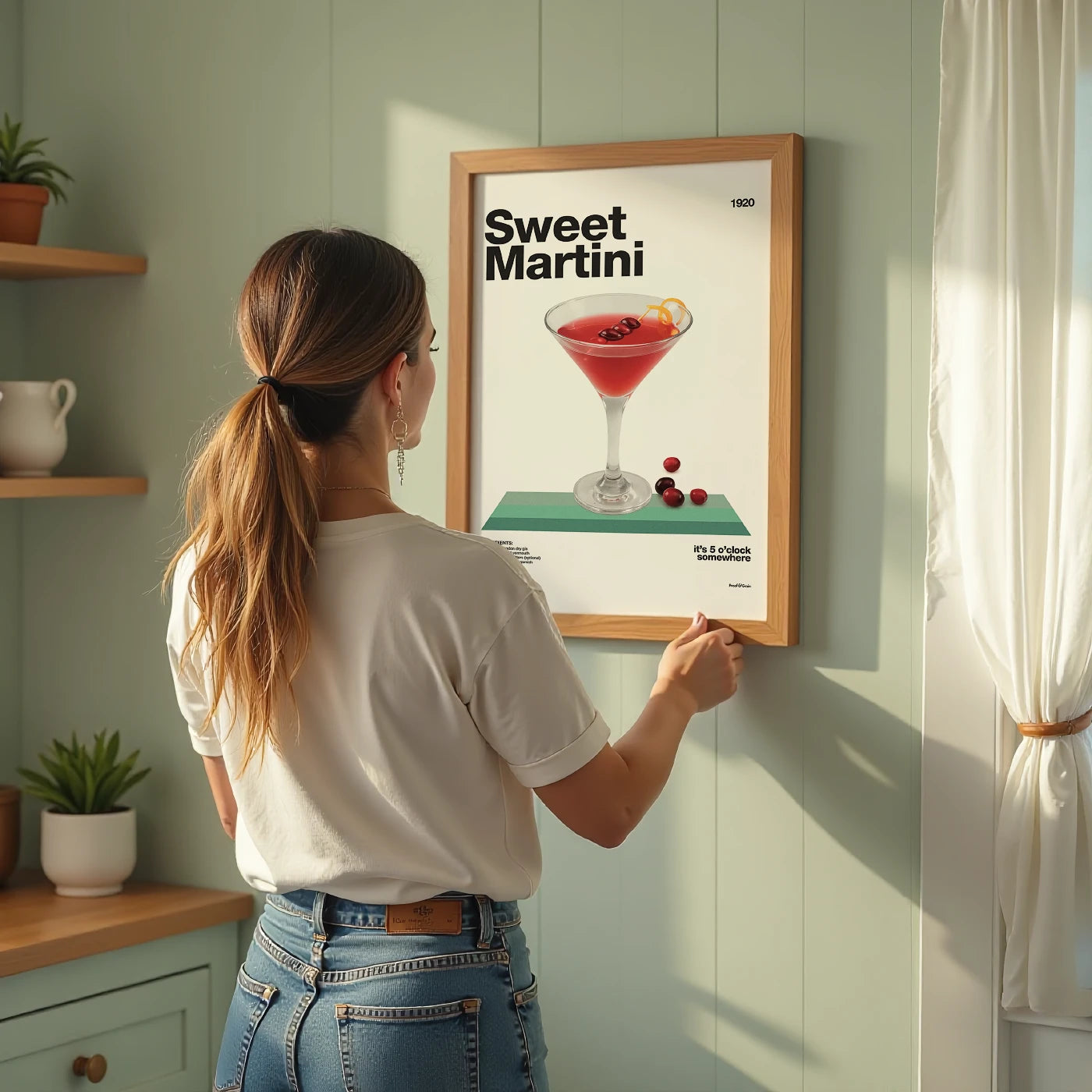 Sweet Martini Recipe Poster