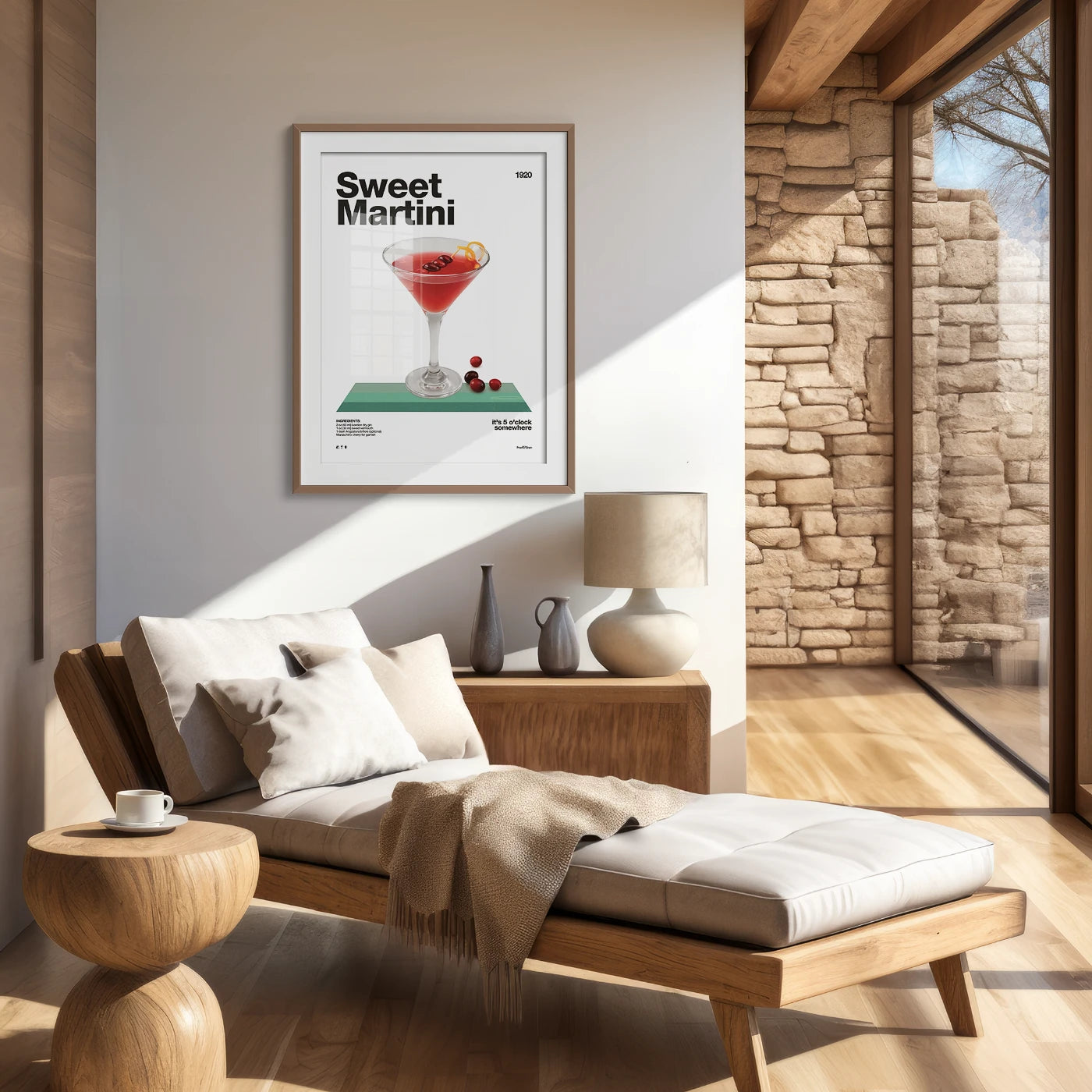 Sweet Martini Recipe Poster