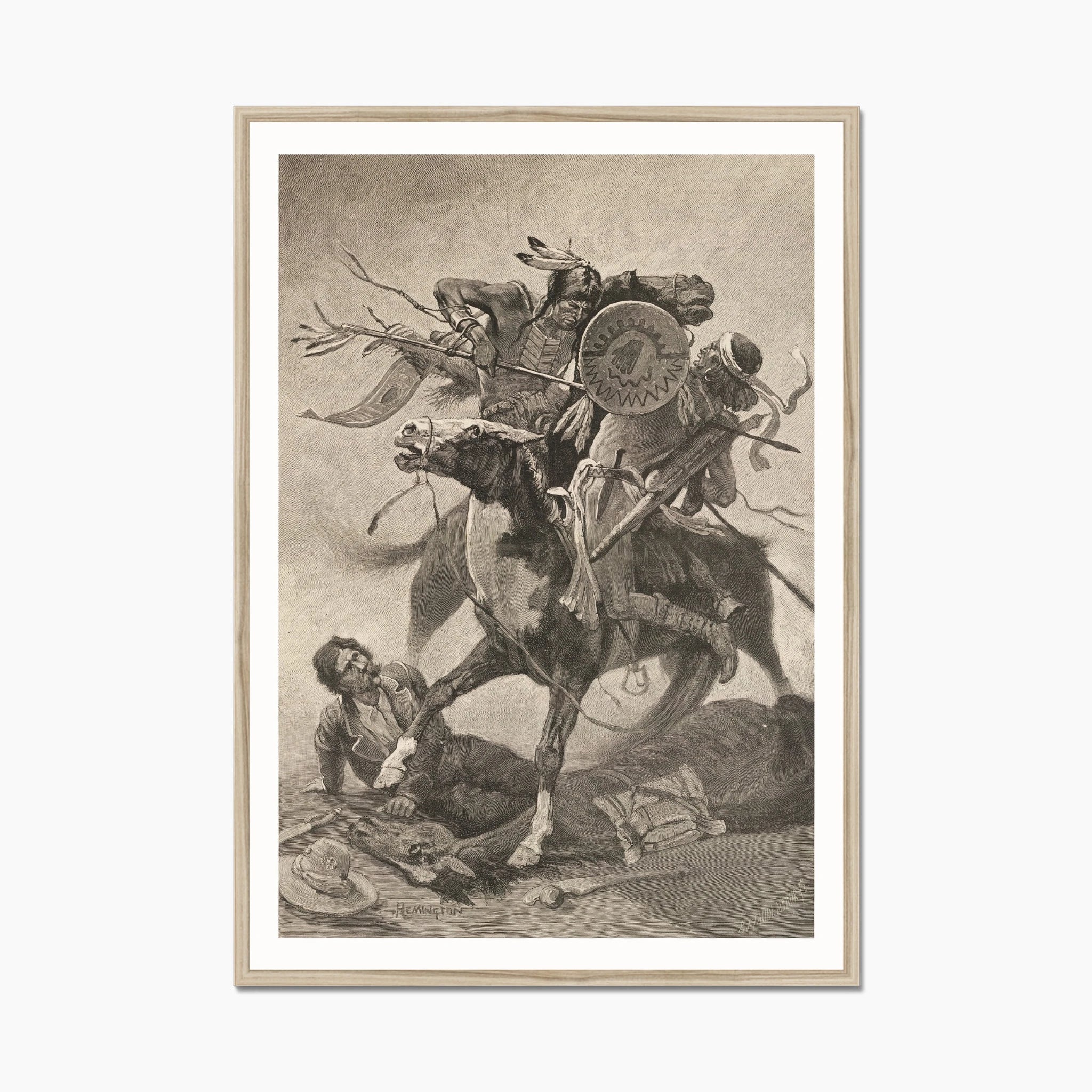 Thrust His Lance Through His Body and Rode Him Down (1889)