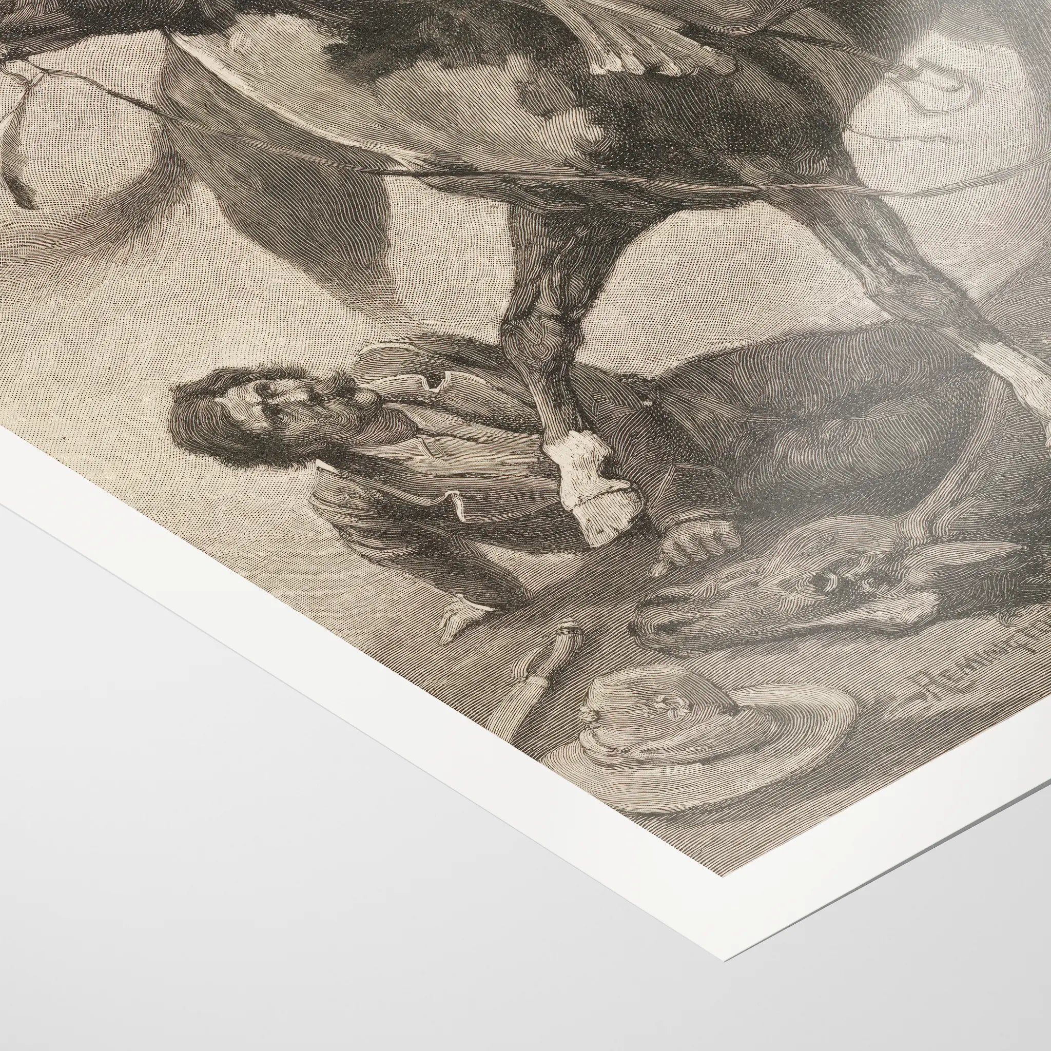 Thrust His Lance Through His Body and Rode Him Down (1889)