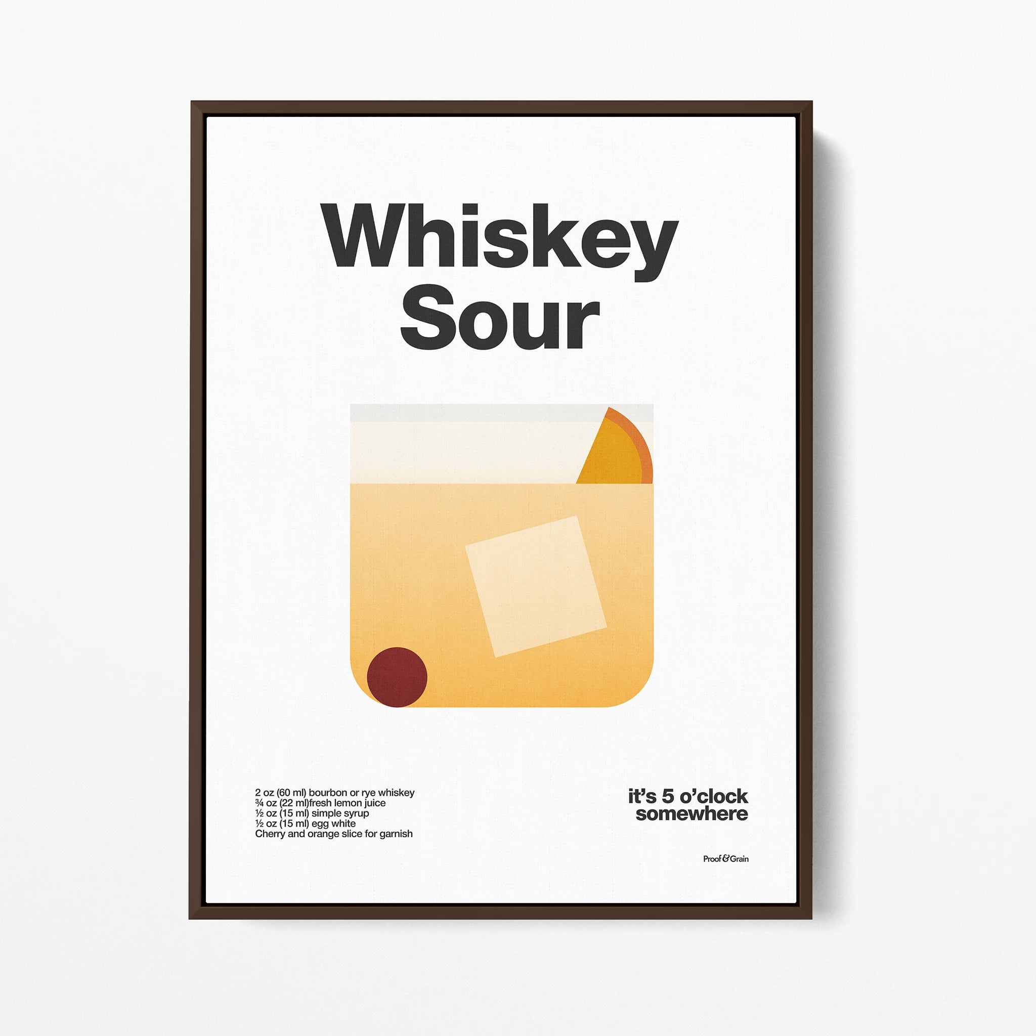 Whiskey Sour Cocktail Recipe